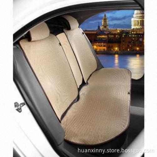 Universal Ice Silk Car Seat Cushions, Football/Rice Pattern